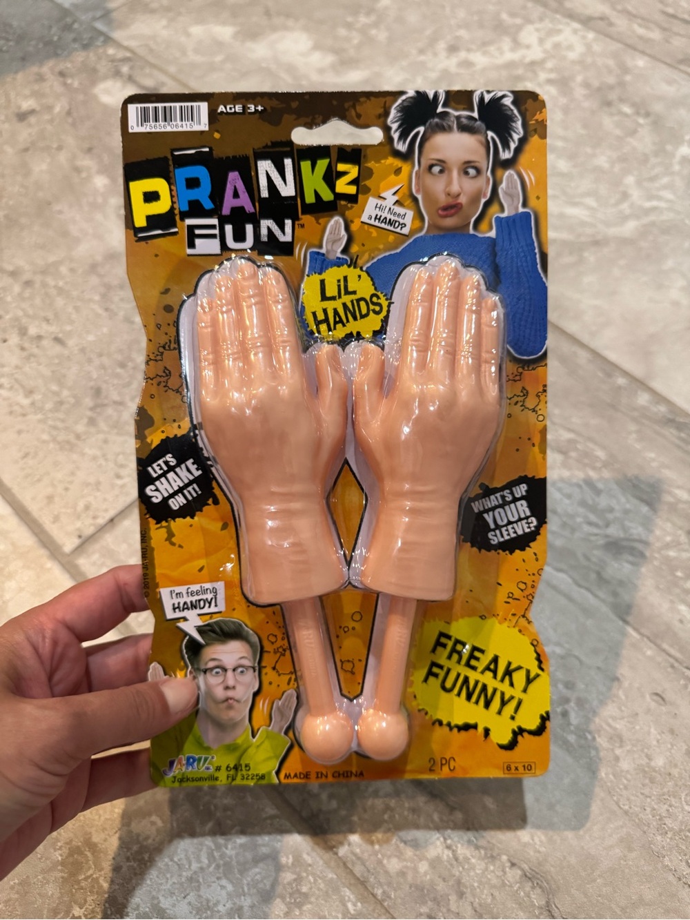JA-RU Prankz Fun Lil Hands Joke Mini Hands, fun prank kids & adults New Sealed